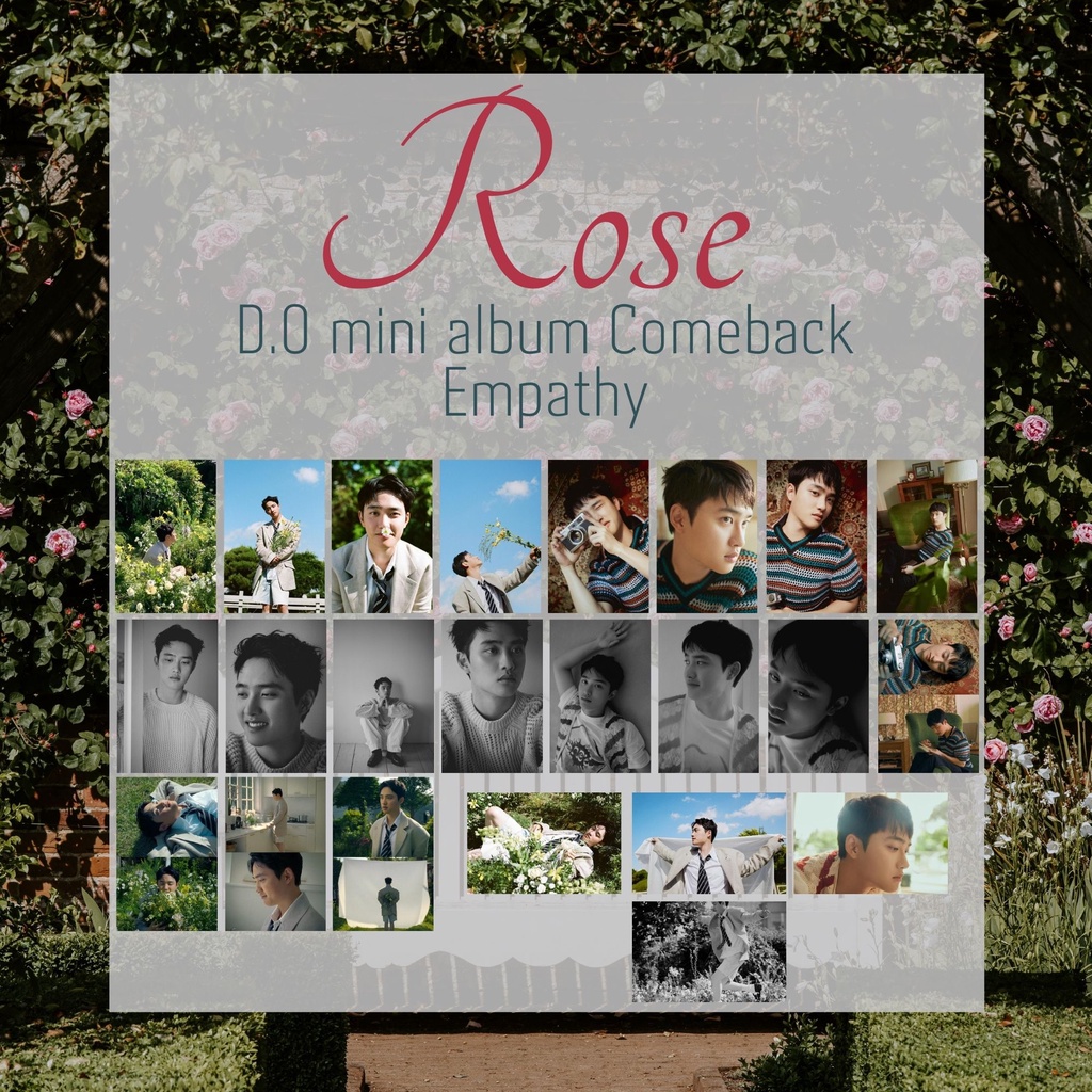 [FANKIT] EXO D.O  1st MINI ALBUM COMEBACK  (Empathy) Photocard pack