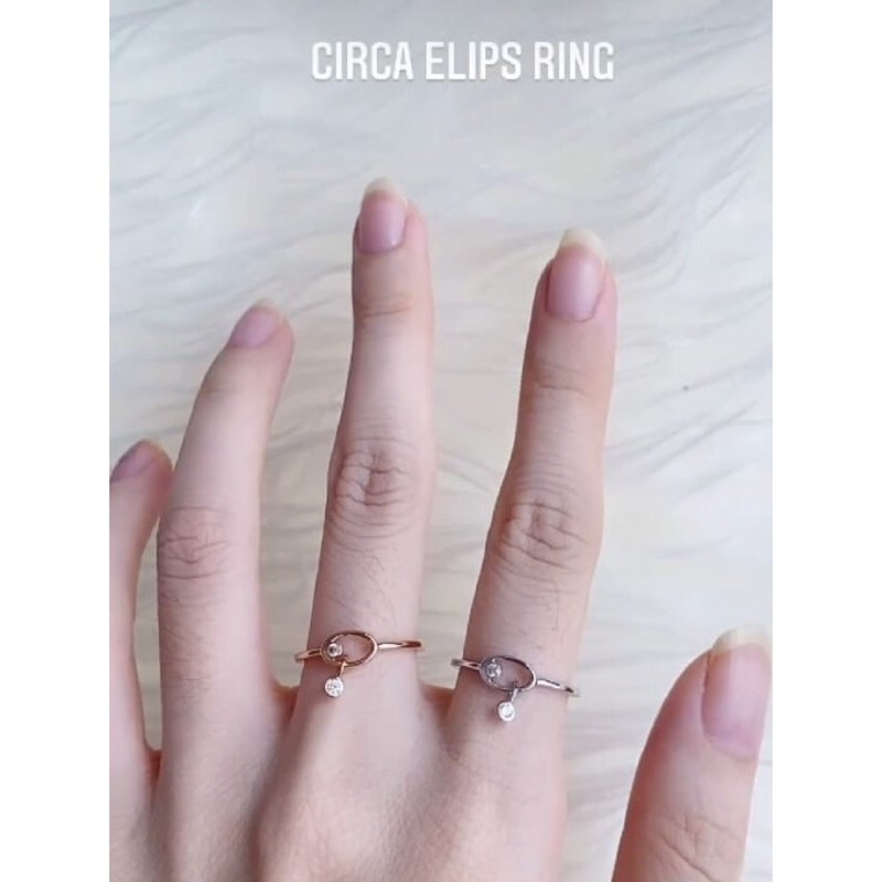Hala Gold Circa Elips Ring