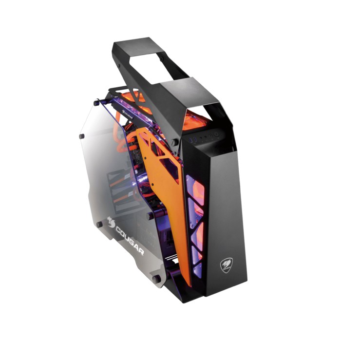 CASING/CASE MEGHATRON BLACK PANTHER FULL ATX GAMING CTOWER/TEMPERED GLASSCOVER
