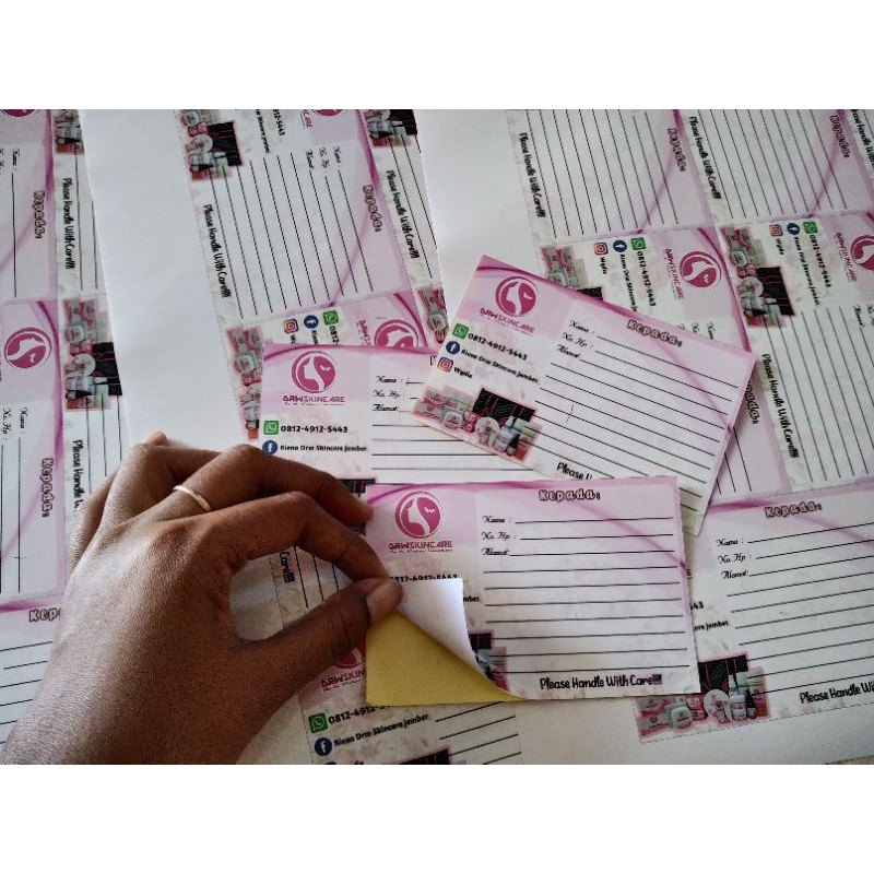 

STIKER LABEL PENGIRIMAN PAKET OLSHOP
