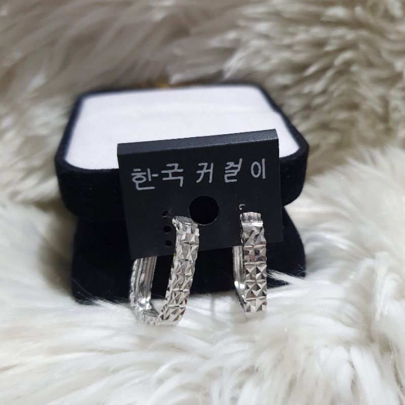 Anting Silver925 Perak Premium Quality Mata kilau Anti Karat anti alergi anting premium N-029
