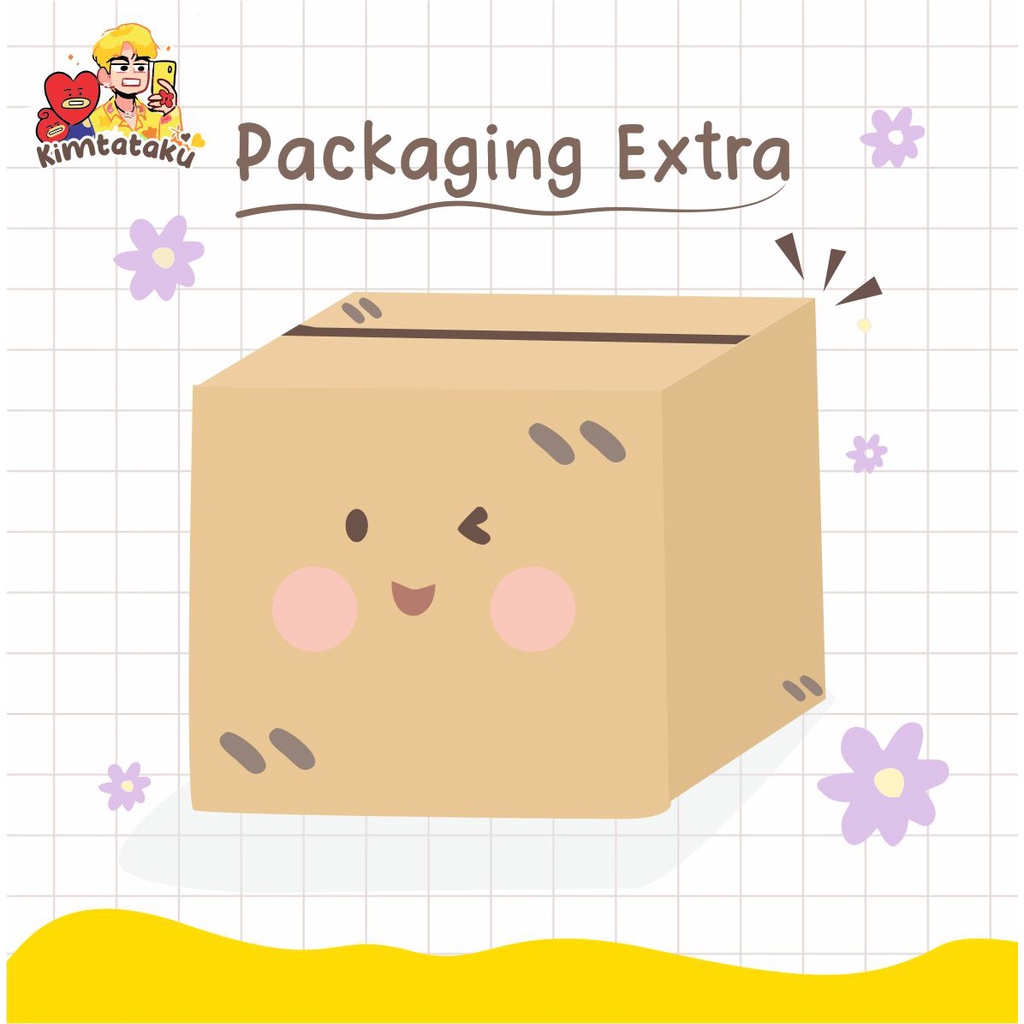 BOX PACKING PHOTOCARD / BUBBLE WRAP PACKING EXTRA TAMBAHAN