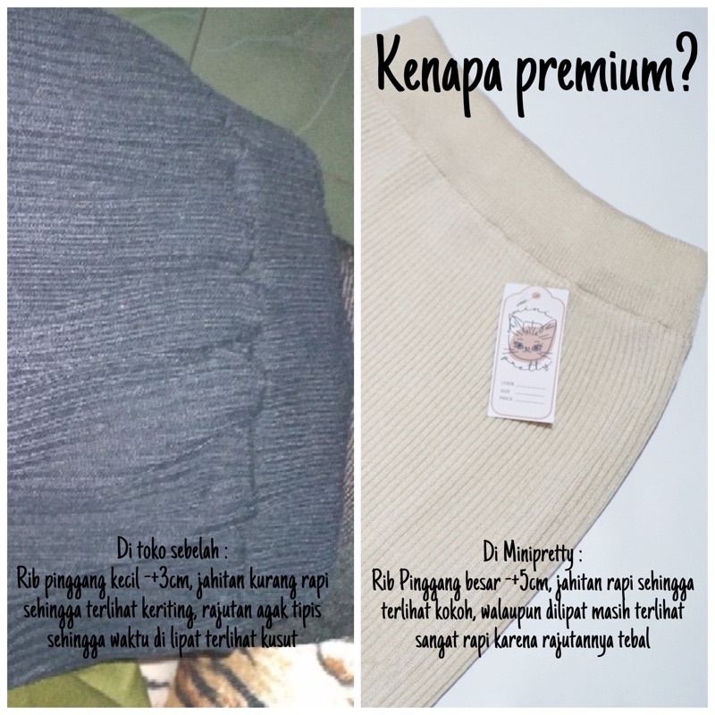 PREMIUM Rok Span Knitted / Pencil Skirt Rajut