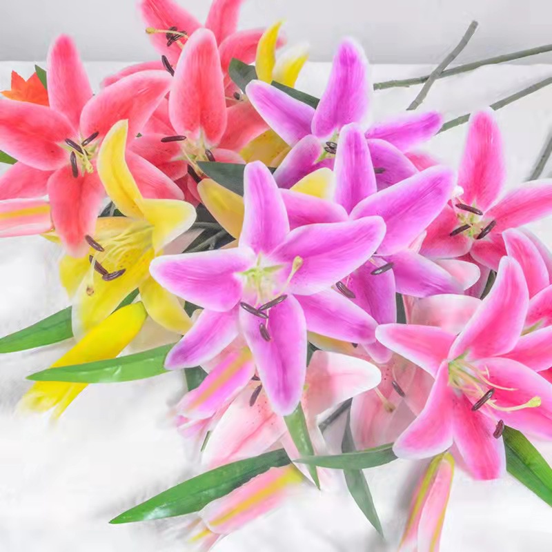 HAPPY TIME BUNGA PLASTIK LILY 31100 BUNGA HIAS PLASTIC ARTIFICIAL BUNGA ARTIFISIAL MURAH