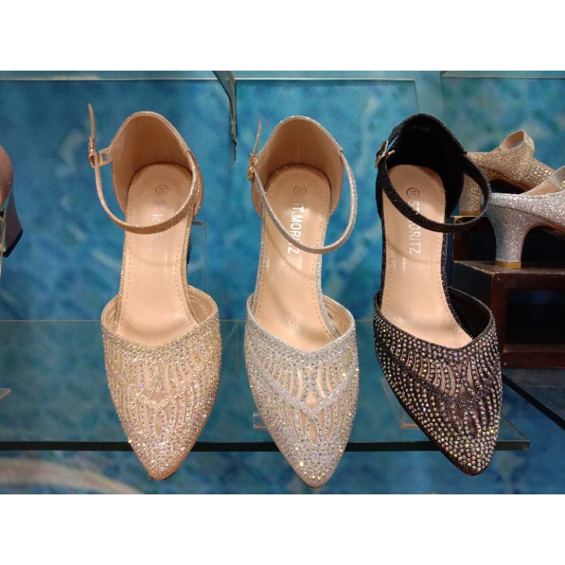 SEPATU PESTA WANITA MERK ST.MORITZ