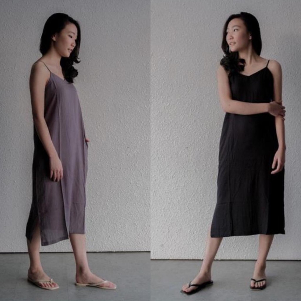 READY EUNOIA HOME | Moore Dress Black Grey