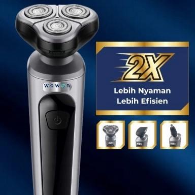 Wowon 4in1 Pro Series Electric Shaver Alat Mesin Cukur Jenggot Kumis