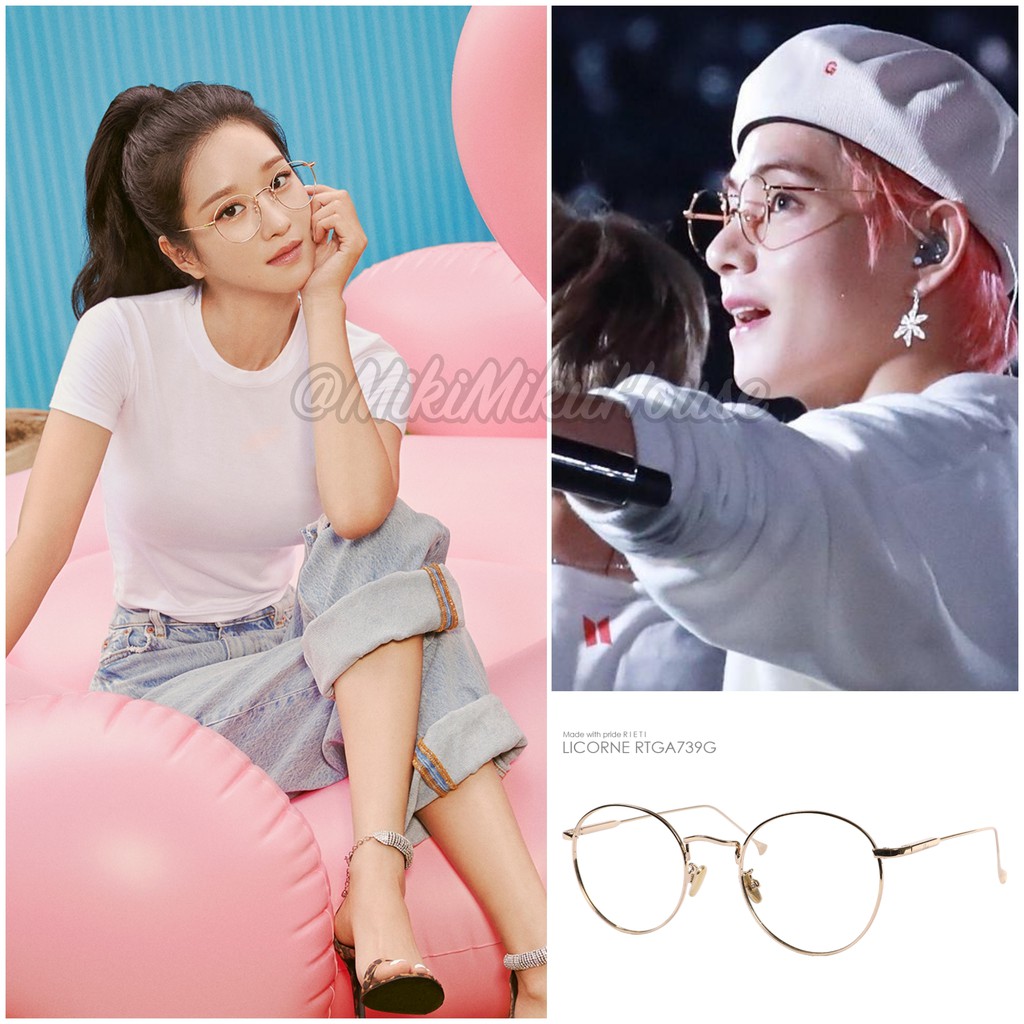 OFFICIAL RIETI X SEO YEJI LICORNE GLASSES RTGA739G KACAMATA ORI KOREA BTS TAEHYUNG DORIS YE JI