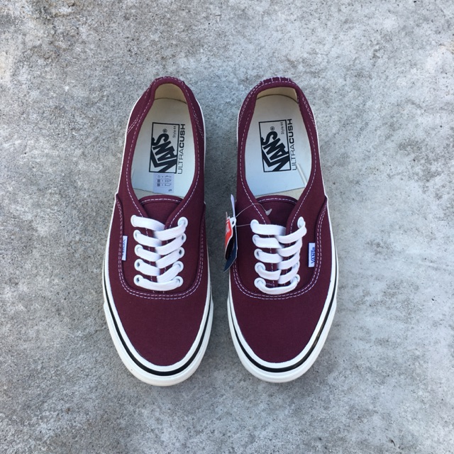 vans authentic anaheim burgundy