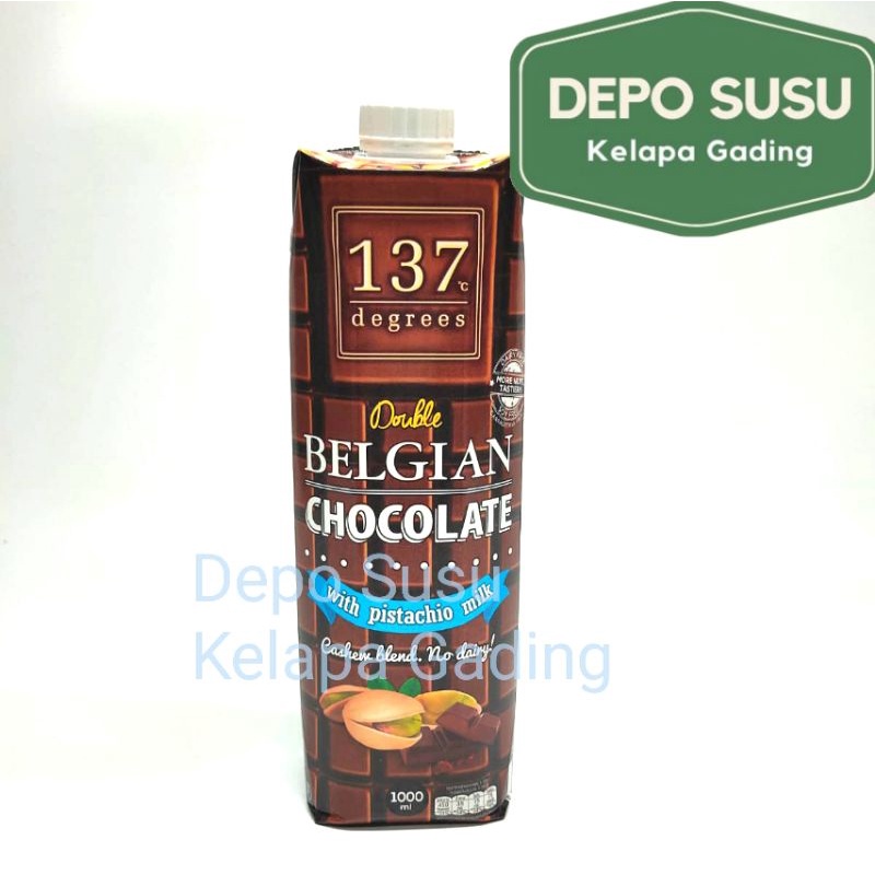 137 Degrees 1L Almond Milk Walnut Pistachio Chocolate | 1000ml Susu Organic Gluten Free Dairy Soy