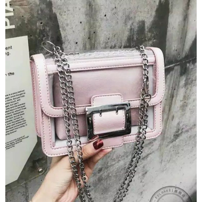 ready cod tas jelly tali rantai selempang murah handbag wanita import terbaru 2021 lagi laku