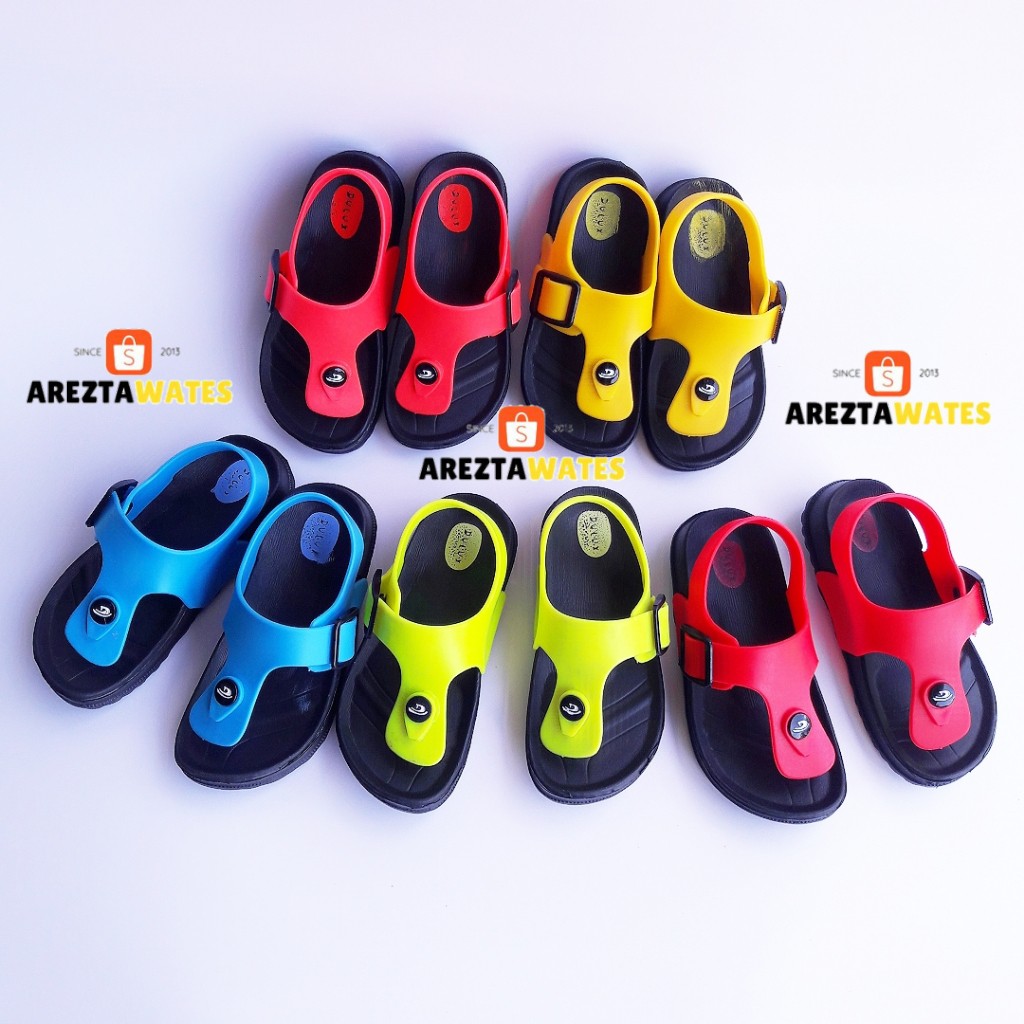 Sandal anak japit tali belakan dulux 213-E GN warna