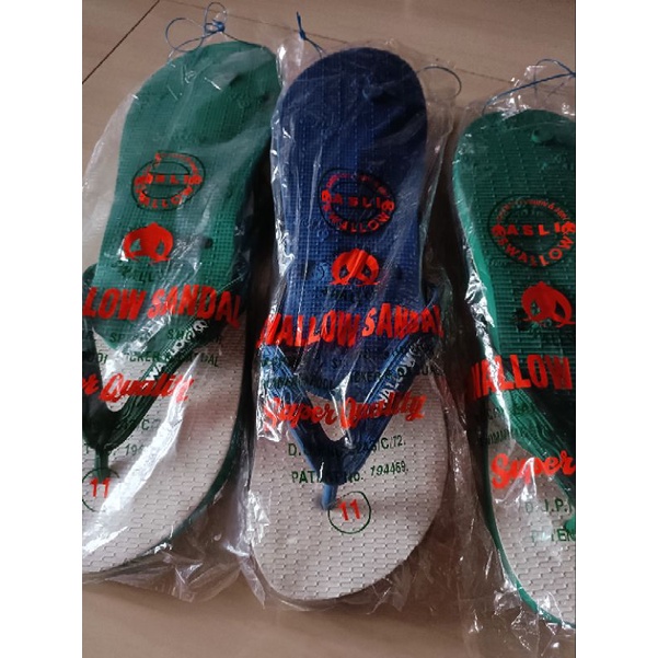 SANDAL SWALLOW BESAR 10,10½.SEPACK 6 PASANG