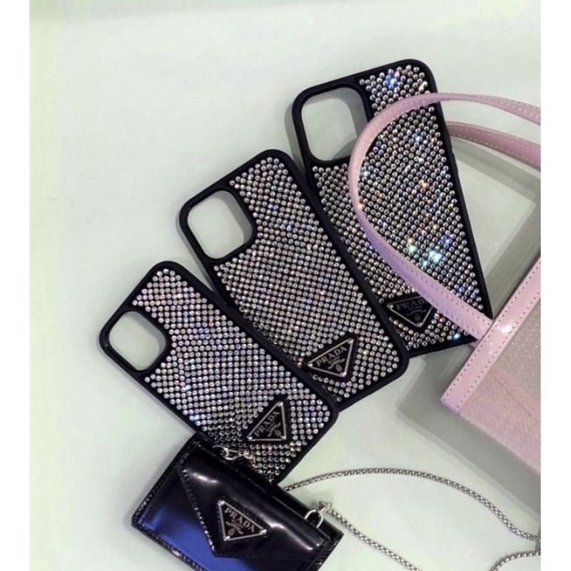 Pradaa Diamond Crystal Case Samsung S23 Ultra S22 S21 S20 plus Ultra S20+ S21+ S21+ S20Ultra S21Ultra S22Ultra Note 20 Note20 Note20Ultra