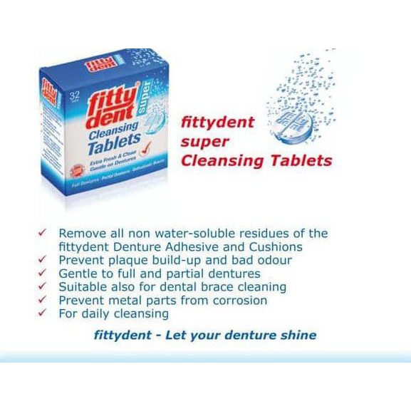 ~ TURUN HARGA PEMUTIH GIGI PERMANEN~ DIJUAL PEMBERSIH GIGI PALSU FITTYDENT TABLET ,PEMUTIH GIGI