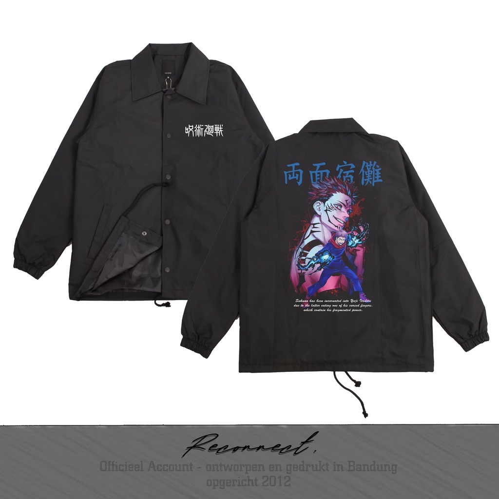 Reconnect Coach Jacket Jujutsu Kaisen Yuji Itadori