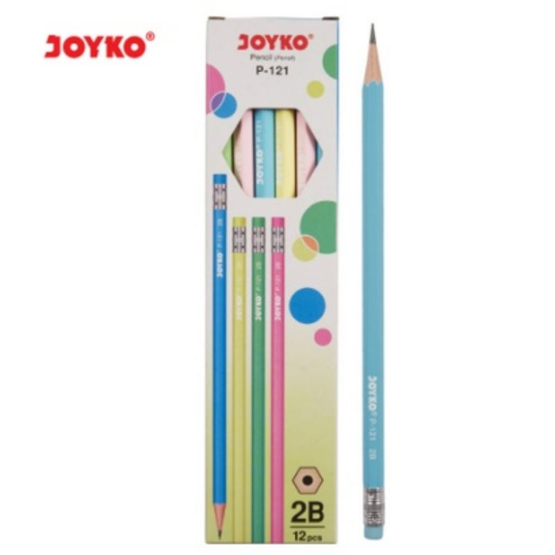 

JOYKO PENSIL KAYU 2B MURAH [metalik]