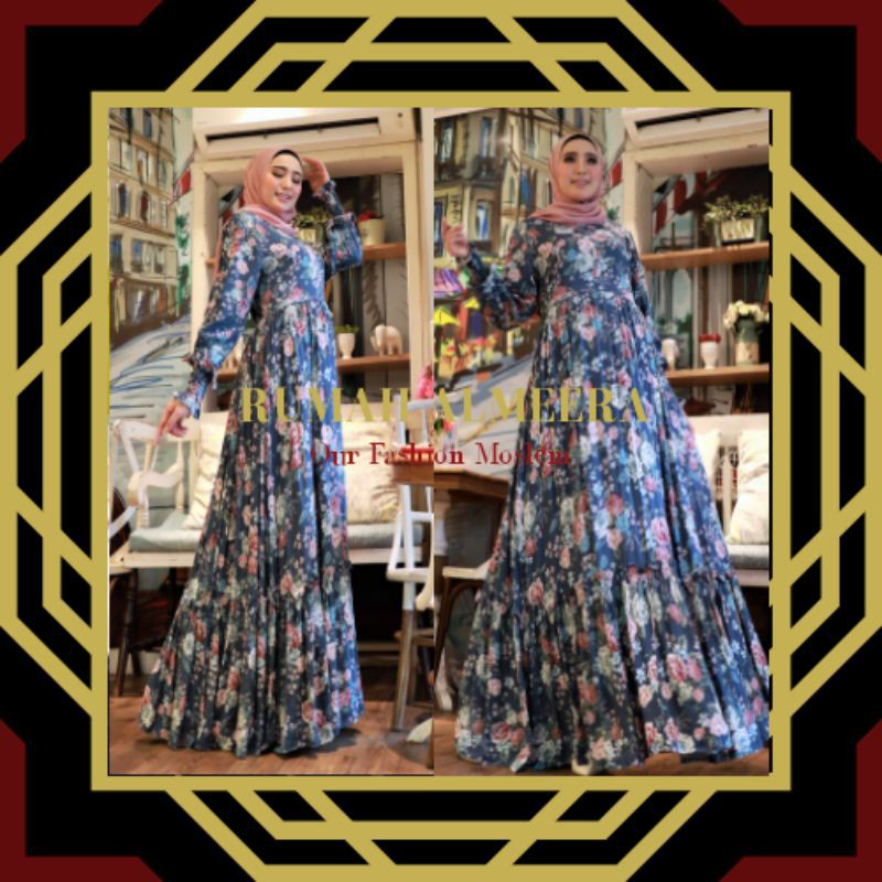 BAJU FASHION 2022 DINARA ☑️ BAJU GAMIS SYARI  BAJU GAMIS BUSANA MUSLIM LEBARAN MURAH REAL PICT VIDEO