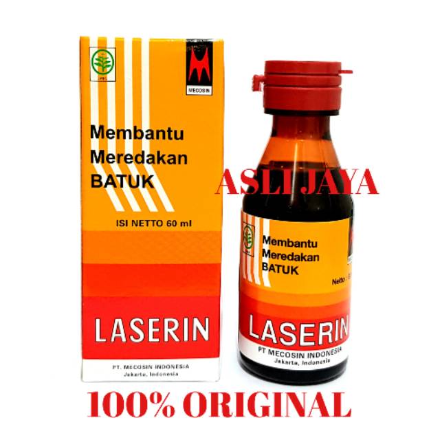 Syrup Laserin 60ml - Membantu Meredakan Batuk