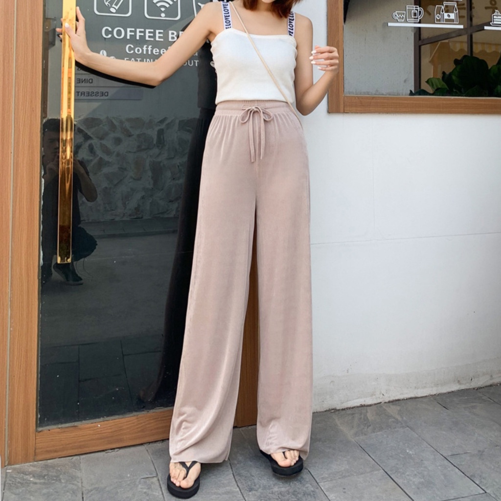 KULOT BEST SELLER / KULOT HIGHWAIST WIDE LEG PANTS / CELANA KULOT WANITA / CELANA KULOT IMPOR / CELANA PANJANG LEBAR-8