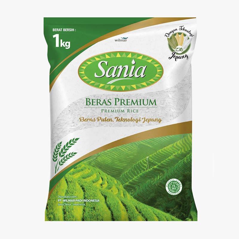 

Beras Premium Sania Kemasan 1kg