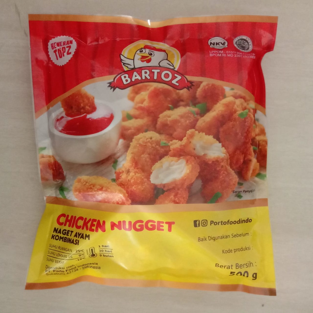 BARTOZ Chicken Nugget 500 Gram