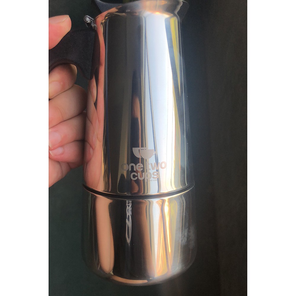 Teko Coffee Maker Moka Stovetop Filter - Z20 - Silver