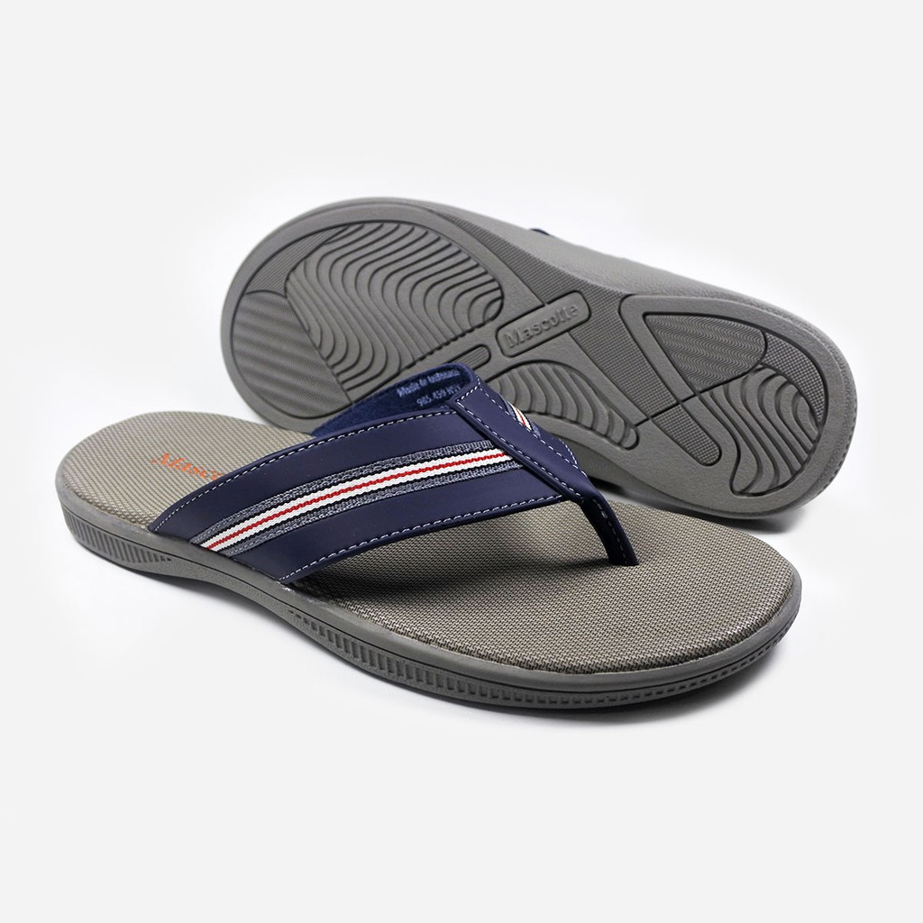 Mascotte LEXI Sandal Pria 985.459-560 [ Hitam dan Navy ] / Ramayana Jatinegara