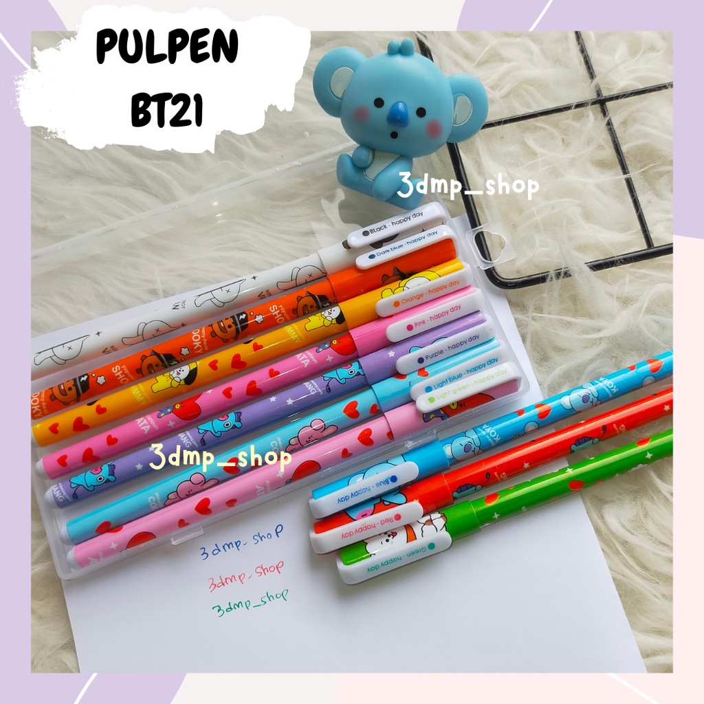 Pulpen Warna BT21