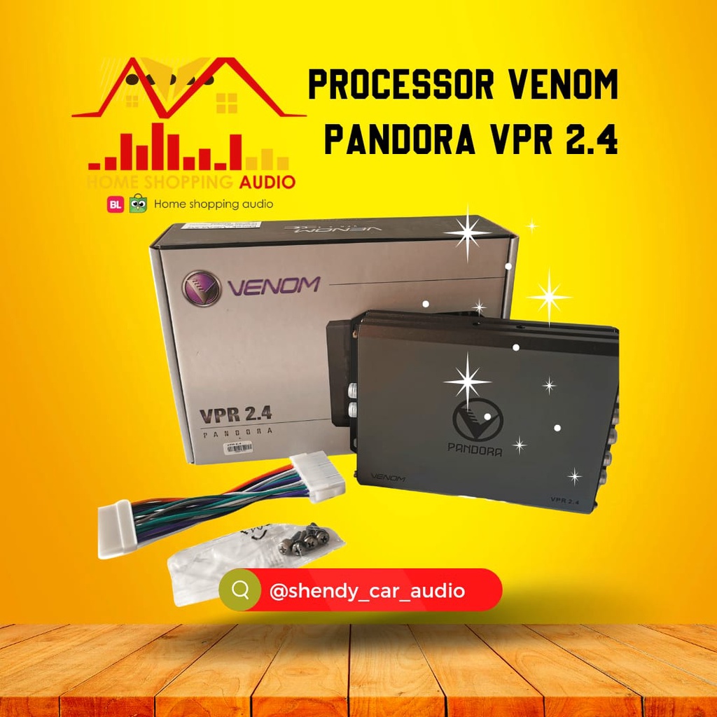 Processor Venom pandora Vpr 2.4 DSP Venom amplifier parametrik EQ 2.4
