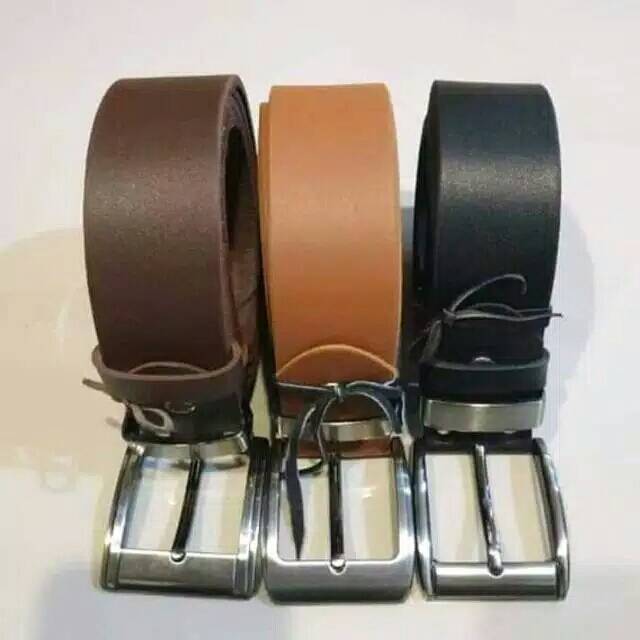 Luigi_Leather13 - Sabuk kulit pria Ikat Pinggan pria sabuk kulit gesper