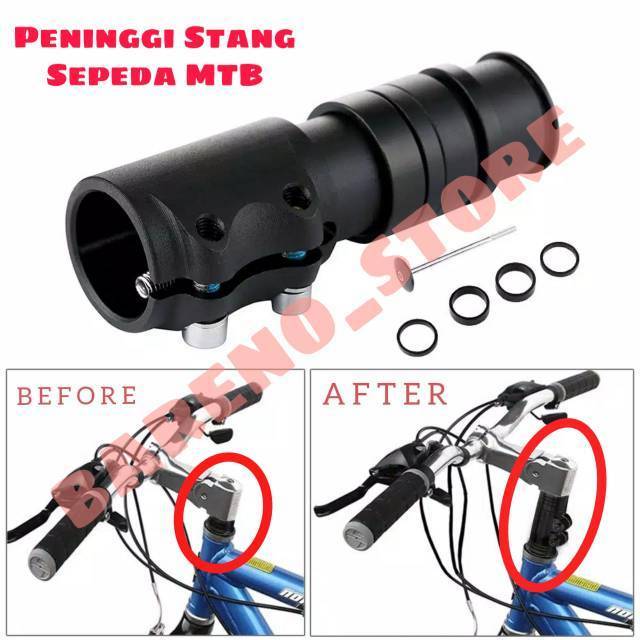Peninggi Stang / Stem / Peninggi Fork / Peninggi Handlebar / Adaptor Stem / Fork Sepeda / Stang MTB