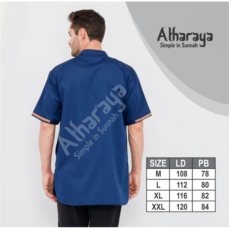 TERLARIS Baju Koko Kurta Lengan Pendek Premium By Atharaya