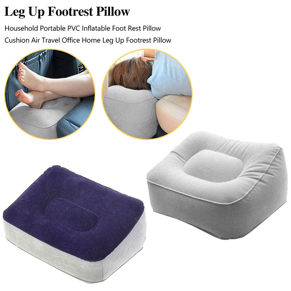 TaffHOME Bantal Angin Kaki Portabel Inflatable Relaxing Feet Tool - jj06114 - Gray