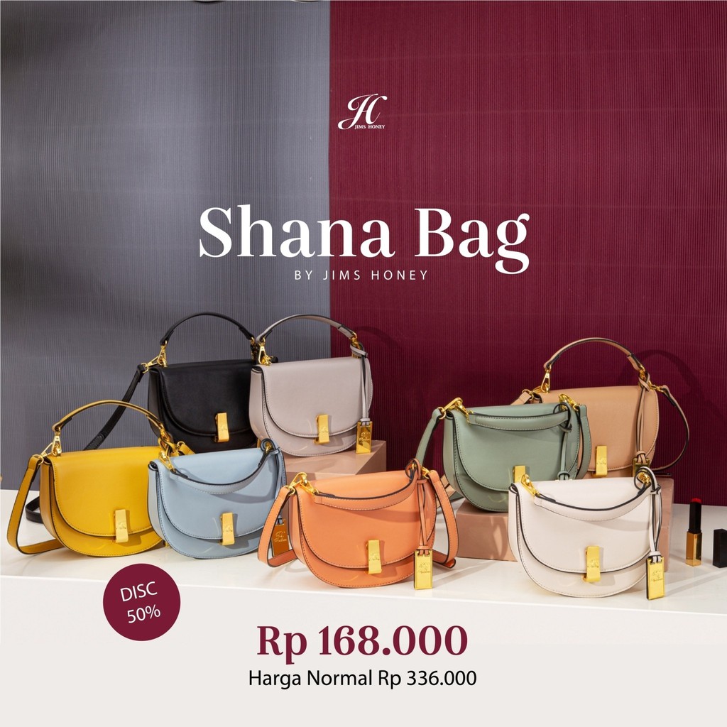 JIMS HONEY TAS SELEMPANG WANITA SHANA BAG (FREE EXCLUSIVE BOX)