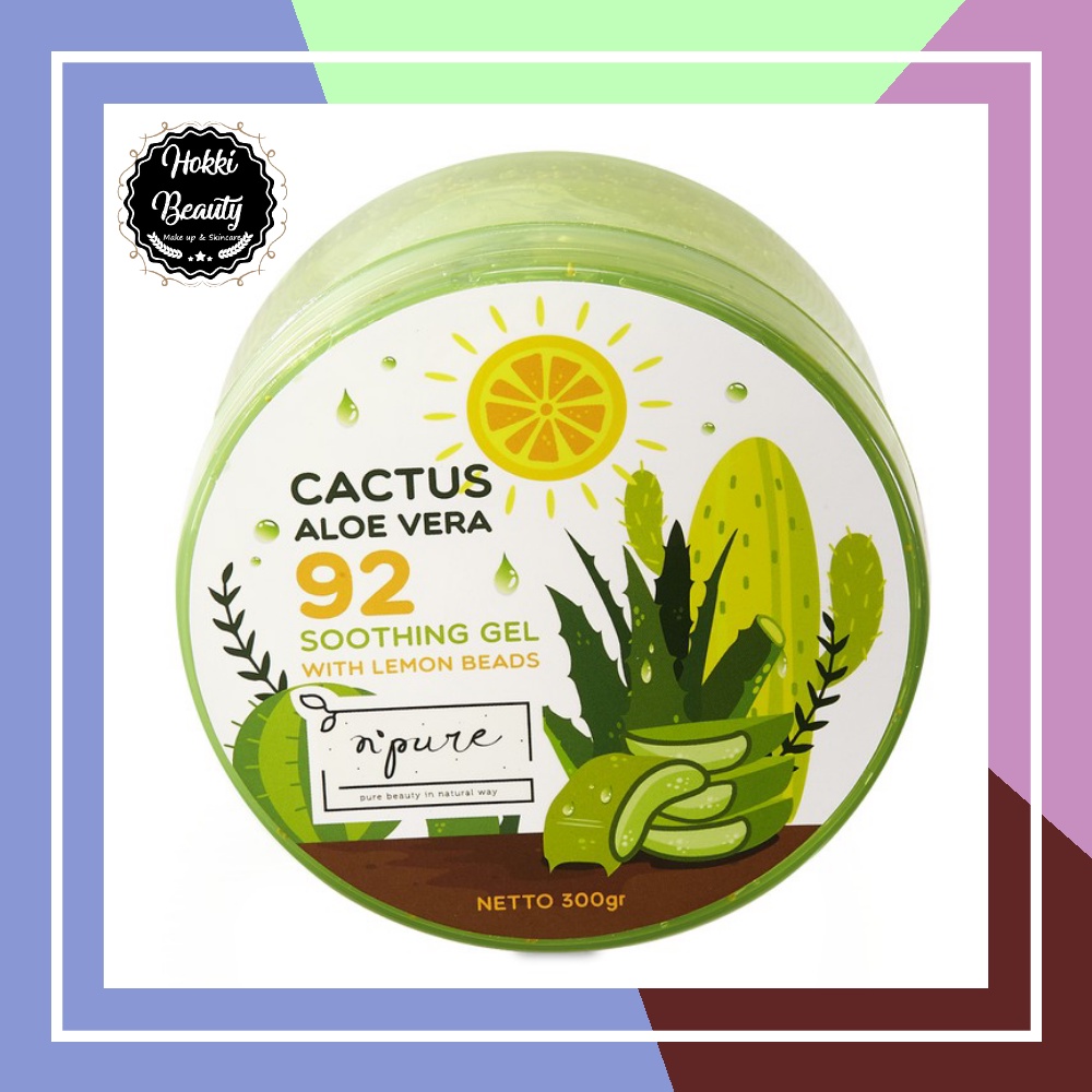 NPURE Cactus Aloe Vera Soothing Gel 300 ml