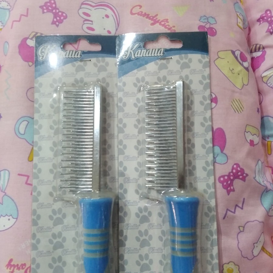 sisir kandila NG 9632D-2 kandida sisir grooming kucing anjing kelinci