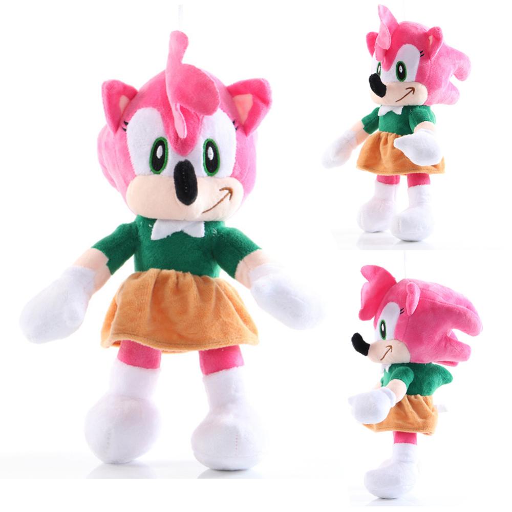 Timekey Mainan Boneka Stuffed Plush Kartun Hewan Landak Super Sonic 28CM Variasi 6 Model Untuk Anak G3J6