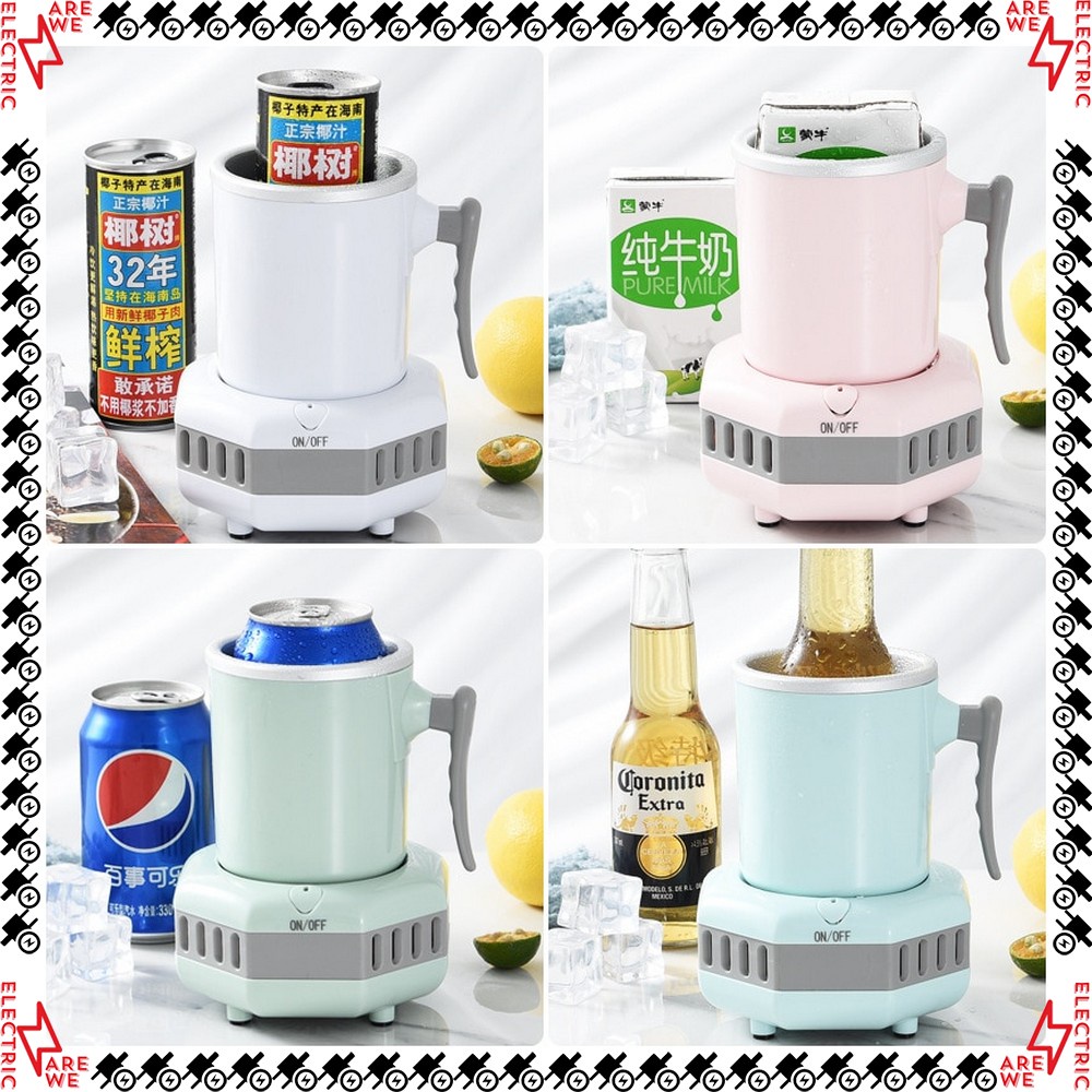 Electric Beverage Drink Fast Cooler Mug Gelas Pendingin Minuman Elektrik Kulkas Mini Fridge