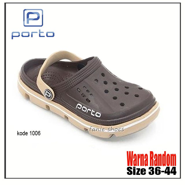 Porto Sandal Selop Bakpao 36-44 Laki / Sandal Selop Karet Waterproof Murah / Sandal Ringan