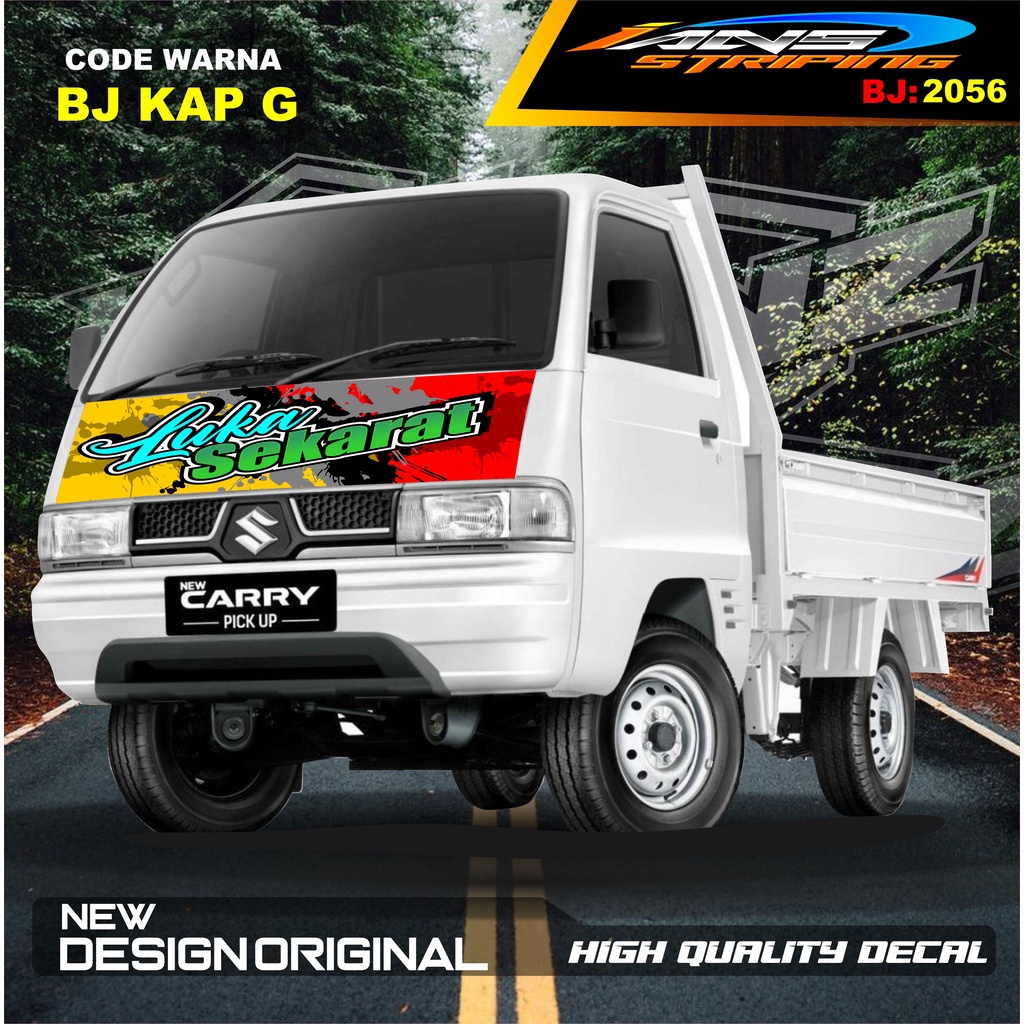 STIKER KABIN CARRY L300 PICK UP / STIKER KABIN CARRY L300 / STIKER KAP CUP DEPAN L300 PICK UP / STIKER MOBIL