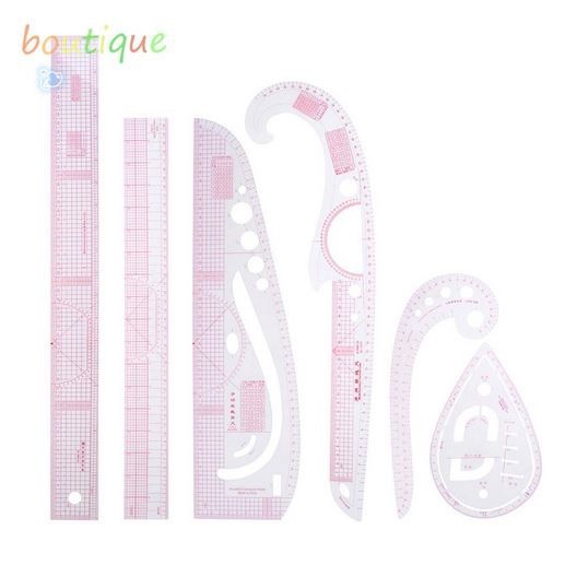 Multi Function Sewing Rulers - Penggaris Gambar Pola Menjahit Pakaian