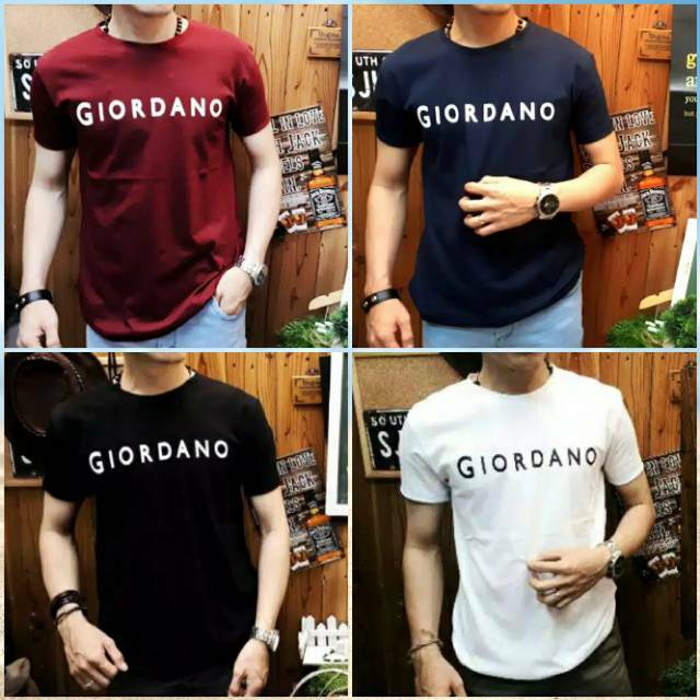 KAOS DISTRO GIORDANO  BAJU  GIORDANO  KAOS COWOK KAOS PRIA  