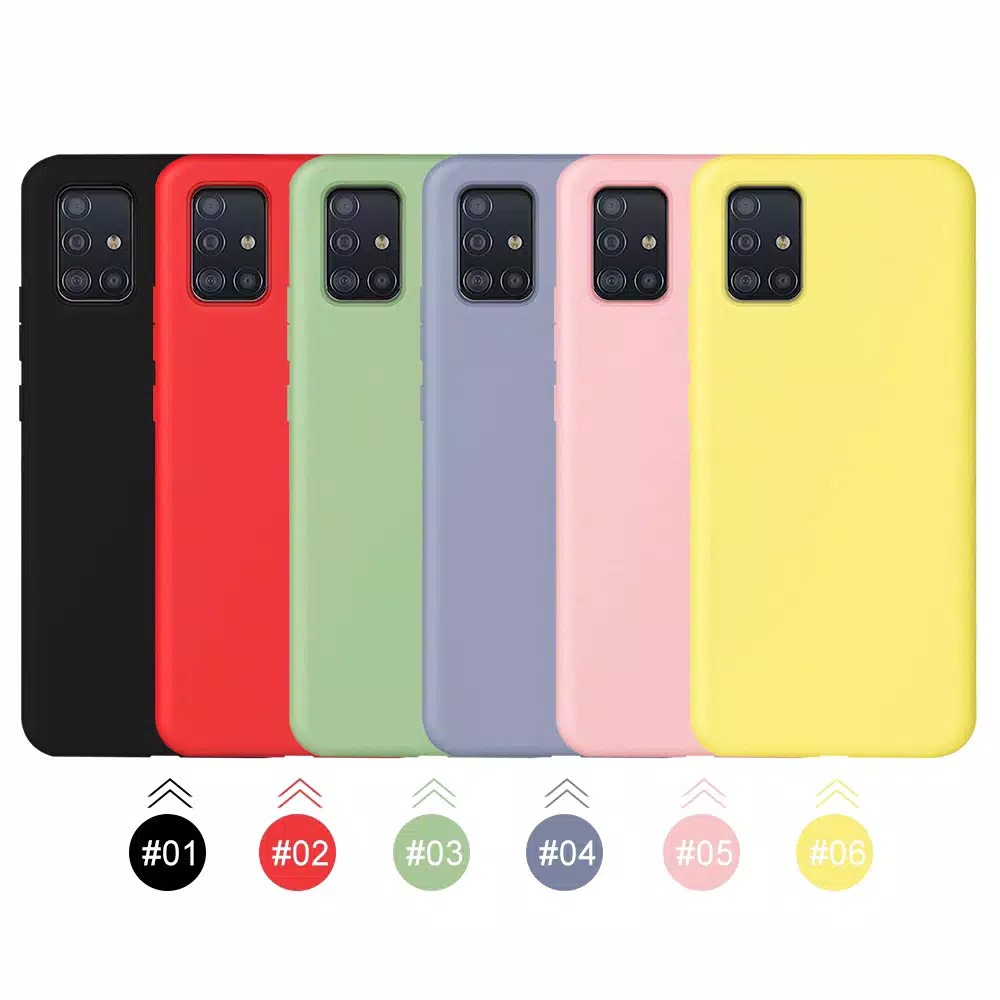 Liquid Silicone SAMSUNG NOTE 20 ULTRA NOTE 20 A51 A71 Case Soft cover casing