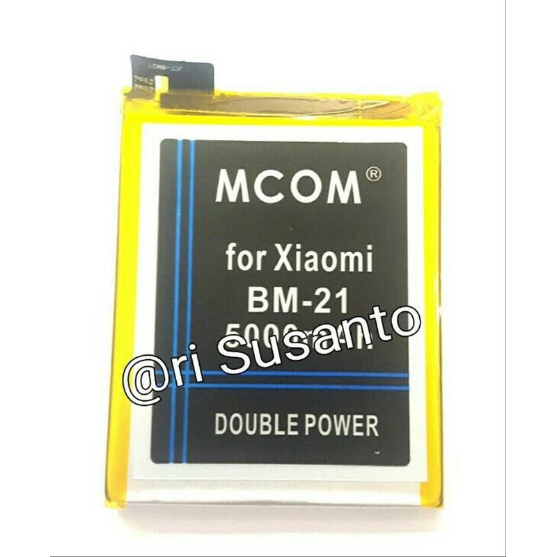 Battery Batre Baterai Double Power Mcom Xiaomi Mi Note 5 Bamboo BM21 BM-21 BM 21