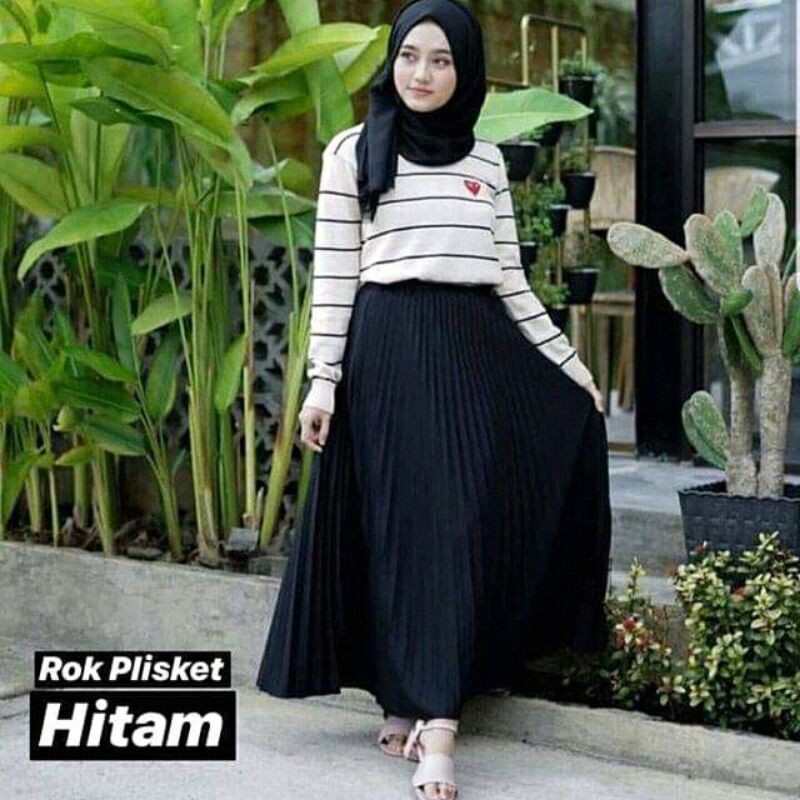 ROK PLIKET JUMBO MURAH BAWAHAN WANITA-1