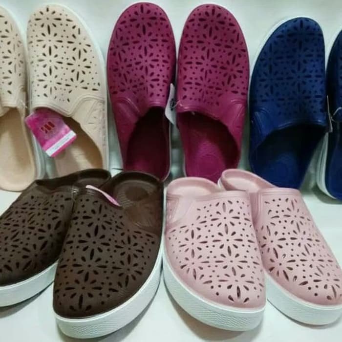 Promo Slop Sandal sepatu karet wanita Yumeida dewasa Murah