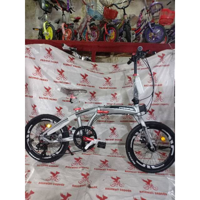 Sepeda anak 20 lipat PACIFIC NORIS 2 1 alloy doble cakram Sepeda anak 20 lipat PACIFIC NORIS 2 1 alloy doble cakram