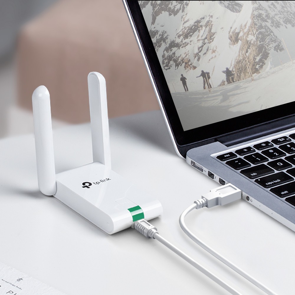 Usb Wireless wifi Adapter Tp-link High gain 2 antenna N 300mbps TL-WN822N - Usb 2.0 wi-fi antena