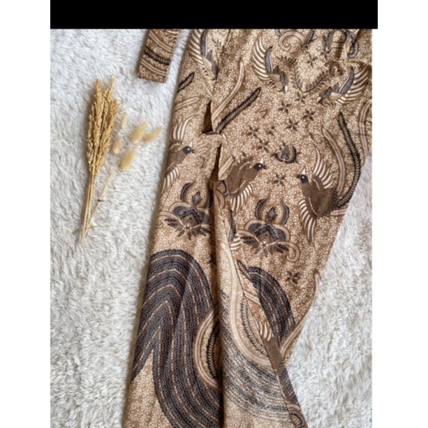 ROK BATIK BALI MOTIF BURUNG MERAK